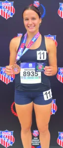 On a national stage: Miners’ Waterman earns AAU All-American status in girls’ 800 in Iowa